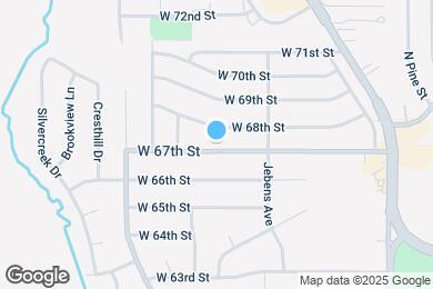 Map image of the property - 2914 W 67th St
