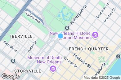 Map image of the property - 3 Story Luxury Residence – French Quarter