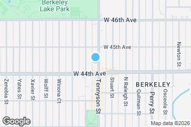 Map image of the property - 4437 Tennyson St