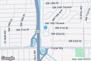 Map image of the property - 7625 SW 21st Terrace