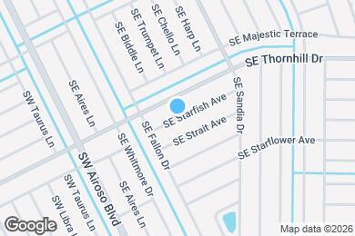 Map image of the property - 357 SE Starfish Ave