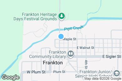 Map image of the property - 208 N Washington St