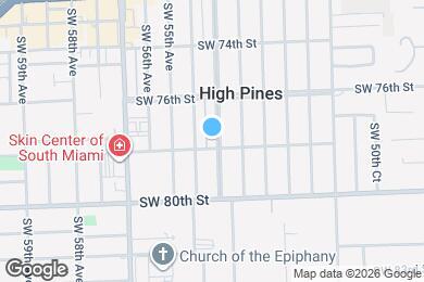 Map image of the property - 7766 SW 54th Ave