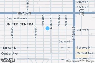 Map image of the property - 3730 3rd Ave N