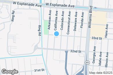 Map image of the property - 3220 California Ave