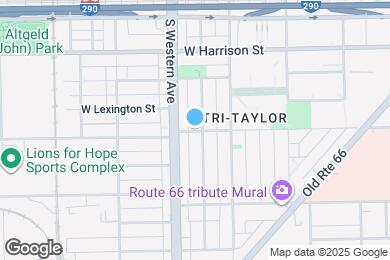Map image of the property - 2344 W Polk St