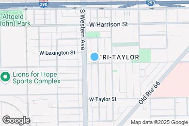 Map image of the property - 2354 W Polk St