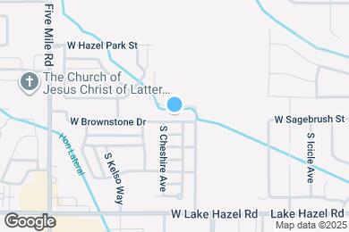 Map image of the property - 10130 W Brownstone Dr
