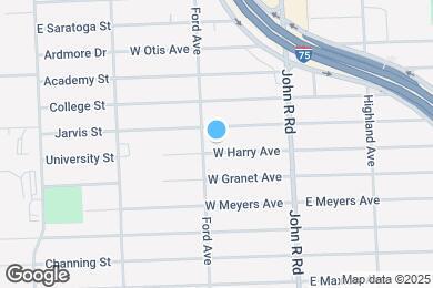 Map image of the property - 150 W Harry Ave