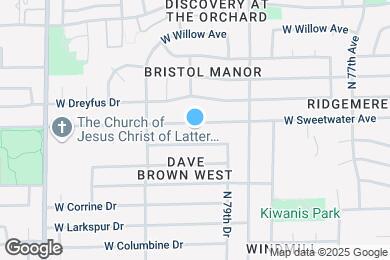 Map image of the property - 8001 W Sweetwater Ave