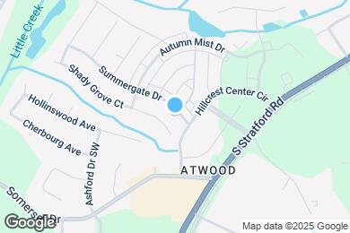 Map image of the property - 323 Summergate Dr
