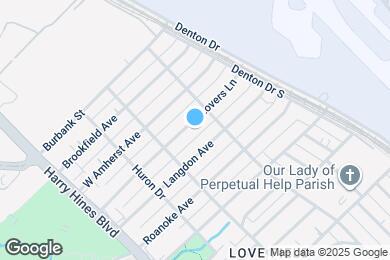 Map image of the property - 2406 West Lovers Lane