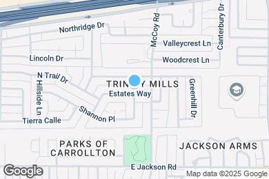 Map image of the property - 1527 Estates Way