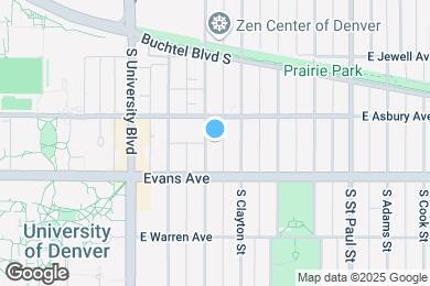 Map image of the property - 2038 S Columbine St