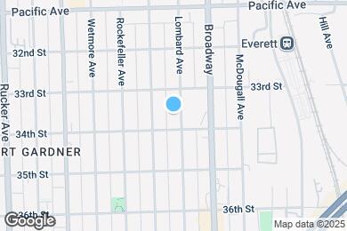 Map image of the property - 3322 Lombard Ave