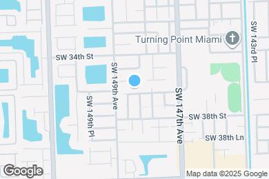 Map image of the property - 14845 SW 36th Ter