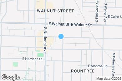Map image of the property - 1258 E Elm St