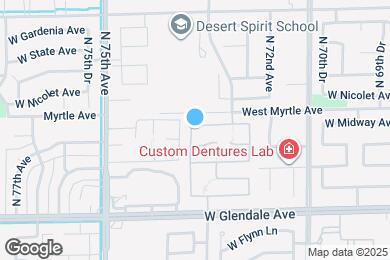 Map image of the property - 7223 N 73rd Dr