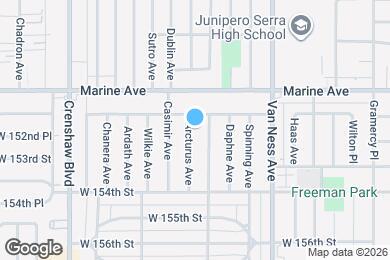 Map image of the property - 15216 Arcturus Ave