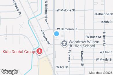 Map image of the property - 1117 N 11th Ave