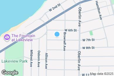 Map image of the property - 1320 W 7th St