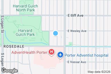 Map image of the property - 2435 S Corona St