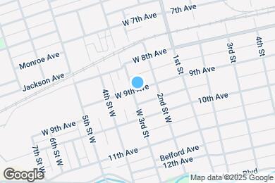 Map image of the property - 221 W 9th Ave