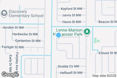 Map image of the property - 1394 Gillott St NW