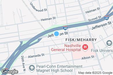 Map image of the property - The Jeffersonian Apartments