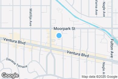 Map image of the property - 4343 Ventura Canyon Ave