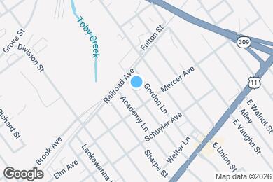Map image of the property - 143 W Dorrance St