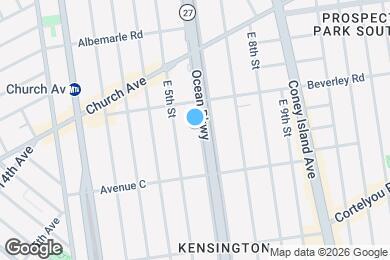 Map image of the property - 280 Ocean Pkwy