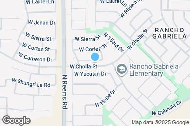 Map image of the property - 15429 W Cameron Dr