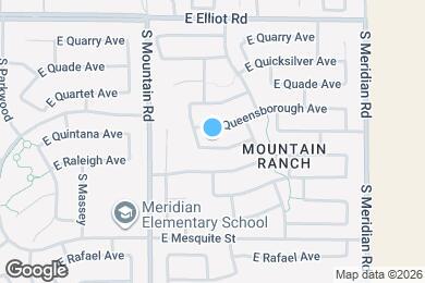 Map image of the property - 11312 E Quintana Ave