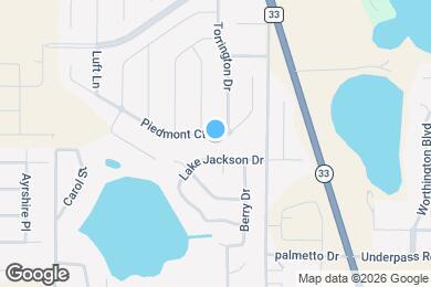 Map image of the property - 1864 Piedmont Ct