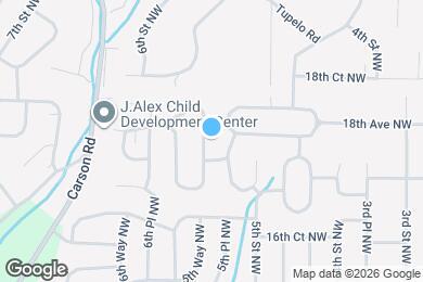 Map image of the property - 1737 5th Way NW