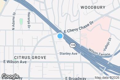 Map image of the property - 1419 E California Ave