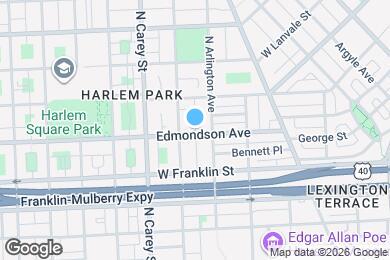 Map image of the property - 1110 Edmondson Ave