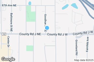 Map image of the property - 8501 Goodhue St NE