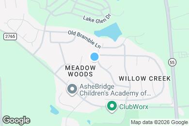 Map image of the property - 259 N Fuquay Springs Ave