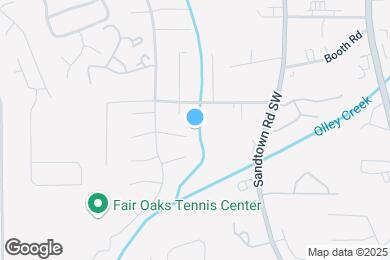 Map image of the property - 366 E Post Oak Crossing SW