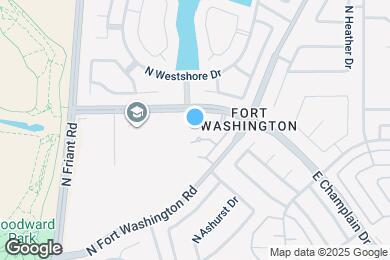 Map image of the property - 645 E Champlain Dr