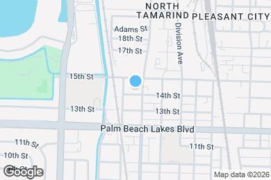 Map image of the property - 1009 14th St