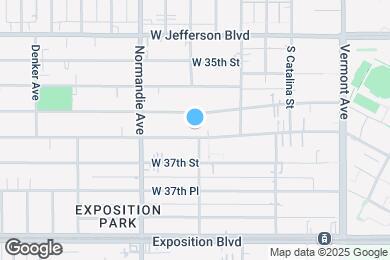 Map image of the property - 1315 W 36th Pl