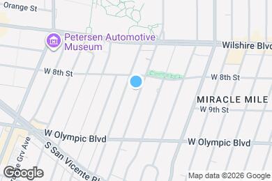 Map image of the property - 831 S Curson Ave
