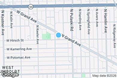 Map image of the property - 4050 W Hirsch St