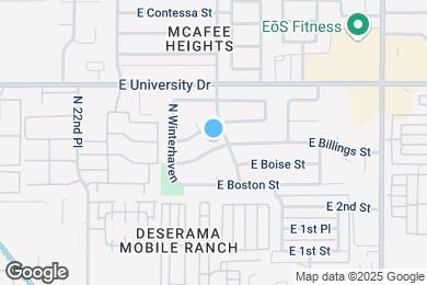 Map image of the property - 2464 E Billings St