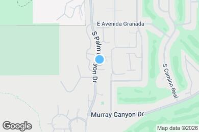 Map image of the property - 2600 S Palm Canyon Dr