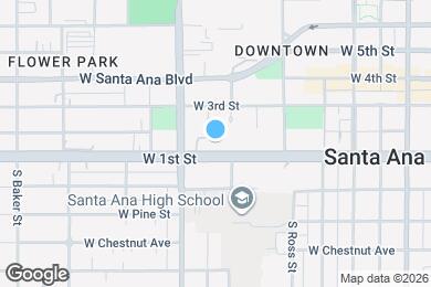 Map image of the property - 721 W 1st St