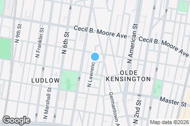 Map image of the property - 1533 N Lawrence St